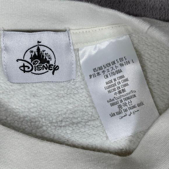 Disney World Christmas Mickey Mouse Ivory Crewneck Sweatshirt Small - Picture 5 of 5